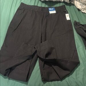 Old Navy Black Sweatpants Comfortable Cotton Blend
